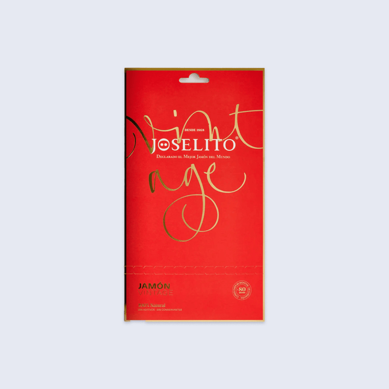 Prosciutto Vintage 80 mesi 100% Pata Negra, JOSELITO, Affettato 70g